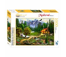 Brain Tree Puzzle Berghütte / 1000 Teile / ab 14 Jahren
