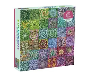 Galison Puzzle Bunte Sukkulenten / 500 Teile / ab 8 Jahren