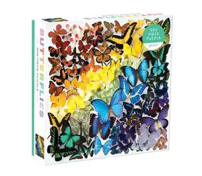 Galison Puzzle Regenbogen-Schmetterlinge / 500 Teile / ab 8 Jahren