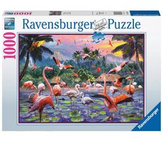 Ravensburger Rosa Flamingos / 1000 Stück / ab 12 Jahren
