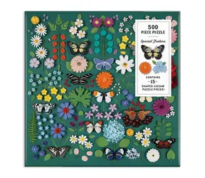 Galison Puzzle Schmetterling Botanischer Garten / 500 Teile / ab 8 Jahren