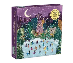 Galison Puzzle Skaten im Mondschein / 500 Teile / ab 8 Jahren