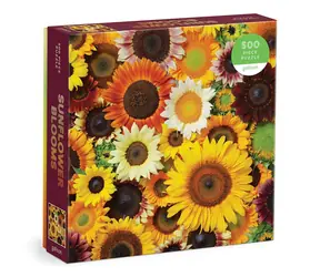 Galison Puzzle Sonnenblumenblüten / 500 Teile / ab 8 Jahren