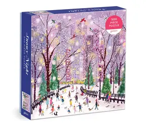 Galison Puzzle Verschneite Nacht / 500 Teile / ab 8 Jahren