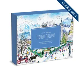 Galison Puzzle 12 Tage im Advent / 12x80 Teile / ab 8 Jahren