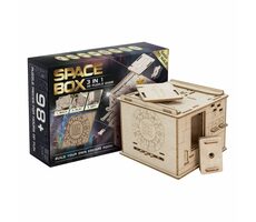 EscapeWelt 3D mechanisches Holzpuzzle Raumkapsel / Schwierigkeitsgrad: hoch / ab 14 Jahren