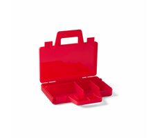 Room Copenhagen 40870001 Sortierbox to go rot / Tragbarer Koffer / 190 x 160 x 35 mm