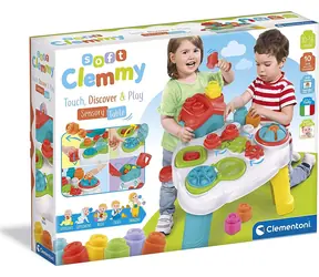 Clementoni Soft Clemmy Fröhlicher sensorischer Spieltisch / ab 1 Jahr