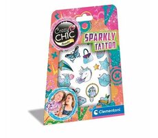 Clementoni Crazy CHIC - Kreativset - Glitzertattoos / ab 6 Jahren