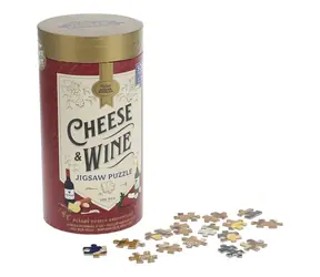 Ridley's Games - Puzzle - Für Käse- und Weinliebhaber / 500 Teile / ab 8 Jahren