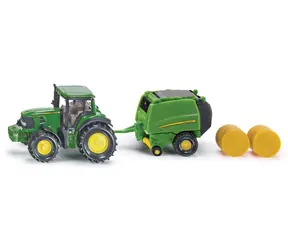 Siku Blister - John Deere Traktor mit Ballenpresse / ab 3 Jahren