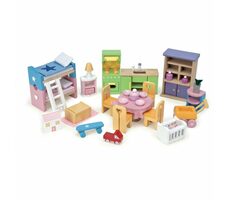 Le Toy Van Furniture Starter-Komplettset für das Haus / Anzahl Teile: 37 / ab 3 Jahren