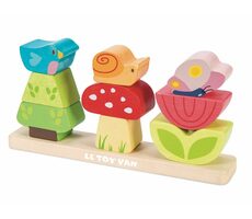 Le Toy Van Petilou Faltwürfel fröhlicher Garten / ab 12 Monaten