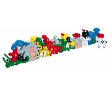 Small Foot Holztiere mit Buchstaben und Zahlen / ab 3 Jahren
