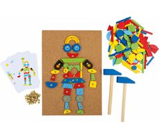 Small Foot Kreativ-Hämmerspiel aus Holz / ab 6 Jahren