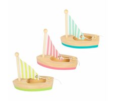 Small Foot Wasserspielzeug Segelboot 3 Stück / ab 2 Jahren