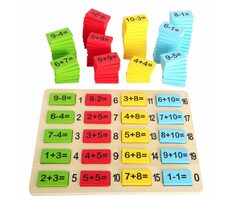 Small Foot Farbige mathematische Summentabelle aus Holz / ab 6 Jahren