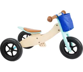Small Foot Holzwippe Maxi 2 in 1 türkis / max. Belastbarkeit 50 kg / ab 12 Monaten