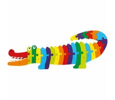 Small Foot Einsteckpuzzle Krokodil ABC / ab 3 Jahren