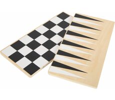 Small Foot Schachdamen und Backgammon Gold Edition / ab 6 Jahren