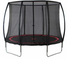 Small Foot Trampolin mit Sicherheitsnetz Black Spider / Belastbarkeit: 120 kg / ab 3 Jahren
