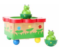 Small Foot Holzspielzeugkiste Frosch / ab 3 Jahren