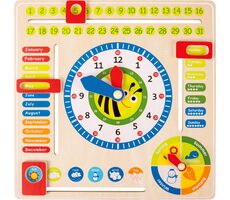 Small Foot Didaktischer Kalender Biene ENG / ab 3 Jahren