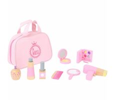 Small Foot Kinderkosmetiktasche rosa mit Holzaccessoires / ab 3 Jahren