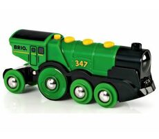 Brio Massive elektrische grüne Lokomotive mit Beleuchtung / ab 3 Jahren