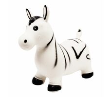 Small Foot Aufblasbarer Hüpfstuhl ZEBRA / Belastbarkeit 50 kg / ab 2 Jahren