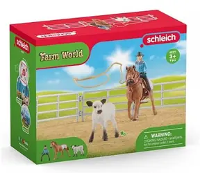 Schleich Farm WORLD 42577 Cowboyspaß mit Lasso / ab 3 Jahren