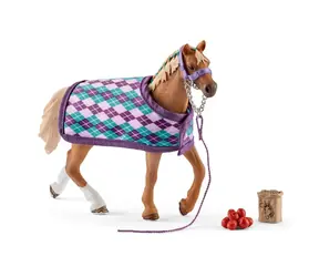 Schleich Horse Club 42360 Englisches Vollblut mit Decke / ab 5 Jahren