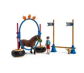 Schleich Farm WORLD 42482 Agility-Rennen für Ponys / ab 3 Jahren