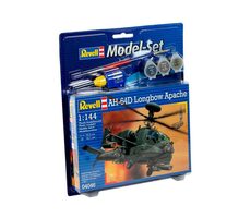 Revell 64046 Model Set AH-64D Longbow Apache / Plastikmodell / 1:144 / Anzahl Teile: 79 / Schwierigkeitsgrad 3