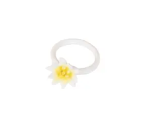 LANCO - Beißring mit Lotusblüte / ab 0 Monaten
