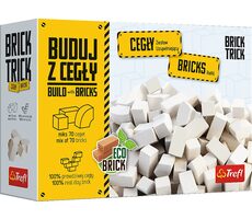 Trefl - Brick Trick Nachfüllbausteine weiß / Anzahl der Bausteine: 70 / ab 6 Jahren