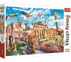Trefl - Puzzle - Lustige Städte: Wildes Rom / 1000 Teile / 68,3 x 48 cm / ab 12 Jahren