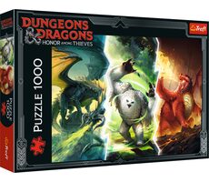 Trefl - Puzzle - Dungeons & Dragons: Honor unter Dieben Legendäre Monster von Faerun /1000 Teile / 68,3x48 cm / Alter 12+