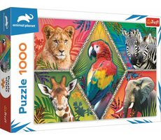 Trefl - Puzzle - Animal Planet: Exotische Tiere / 1000 Teile / 68,3 x 48 cm / ab 12 Jahren