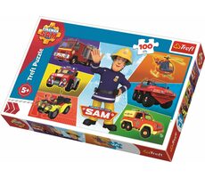Trefl - Puzzle - Feuerwehrmann Sam / 160 Teile / 41 x 27,5 cm / ab 5 Jahren