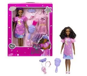 Mattel HMM67 Meine erste Barbie - Puppe Tag und Nacht - Pink / ab 3 Jahren