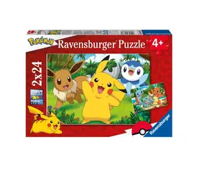 Ravensburger - Puzzle - Pokémon - 2x24 Teile / ab 4 Jahren