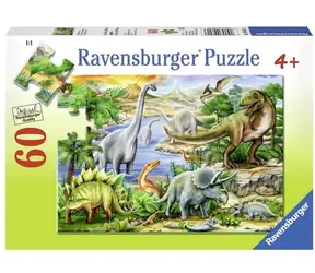 Ravensburger - Puzzle - Prähistorisches Leben / 60 Teile / ab 4 Jahren