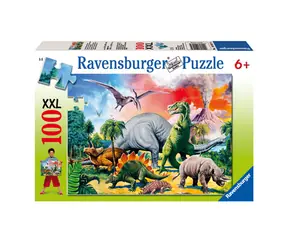 Ravensburger - Puzzle - Unter den Dinosauriern XXL / 100 Teile / ab 6 Jahren