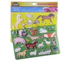Lena Zeichenvorlagen (Pferde, Katzen) / ab 3 Jahren