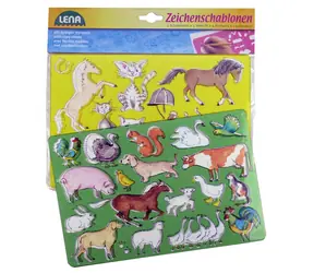 Lena Zeichenvorlagen (Pferde, Katzen) / ab 3 Jahren