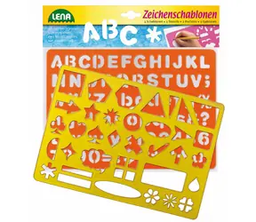 Lena Zeichenvorlagen (Buchstabensymbole) / ab 3 Jahren