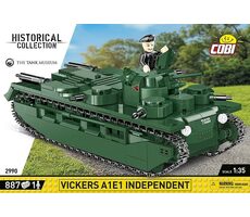 Cobi 2990 Tank Vickers A1E1 INDEPENDENT / 1:35 / 887 Steine / ab 9 Jahren