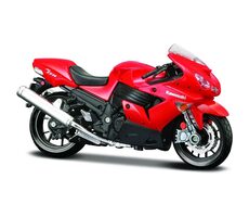 Maisto Kawasaki Ninja ZX-14R rot / Maßstab 1:18 / ab 3 Jahren