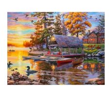 Norimpex Diamantmosaik - Hafen für Boote